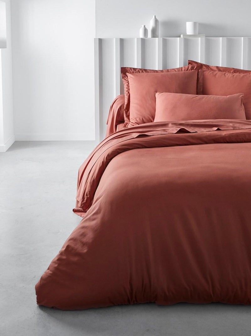 Taie d'oreiller ESSENTIAL Rouge brique - Kiabi