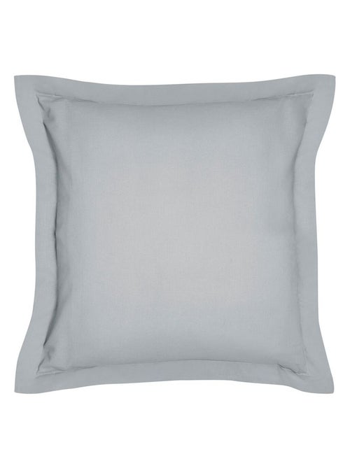 Taie d'oreiller finition volant uni coton ORGANIC - Kiabi