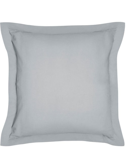 Taie d'oreiller finition volant uni coton ORGANIC - Kiabi