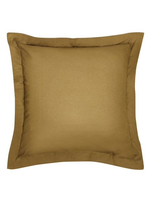 Taie d'oreiller finition volant uni coton ORGANIC - Kiabi
