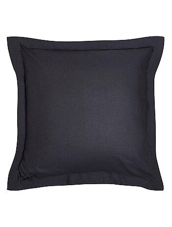 Taie d'oreiller finition volant uni coton ORGANIC