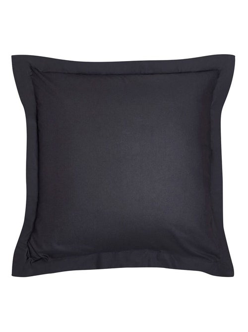 Taie d'oreiller finition volant uni coton ORGANIC - Kiabi