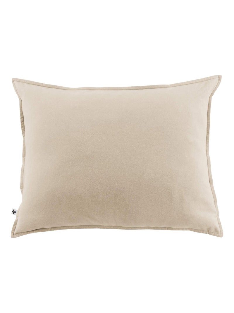 Taie d'oreiller flanelle beige 50x70 Beige - Kiabi