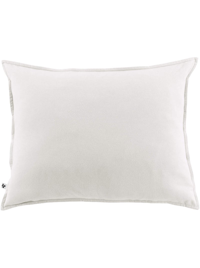 Taie d'oreiller flanelle Blanc - Kiabi