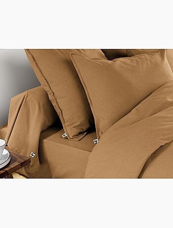 Taie d'oreiller flanelle de coton Candice