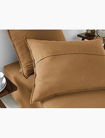 Taie d'oreiller flanelle de coton Candice