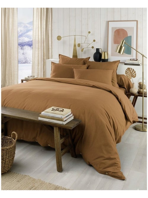 Taie d'oreiller flanelle de coton Candice - Kiabi