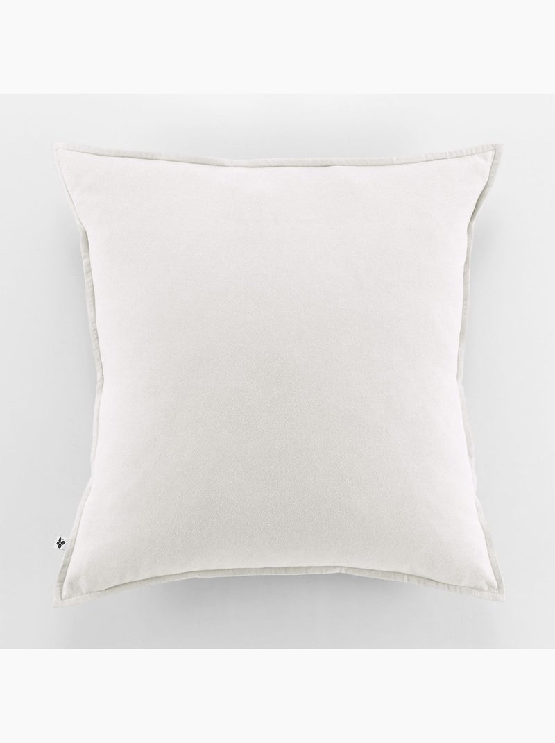 Taie d'oreiller Flanelle de Coton Orange - Kiabi