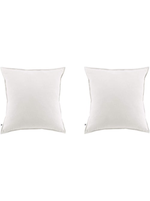 Taie d'oreiller flanelle (lot de 2) - Kiabi