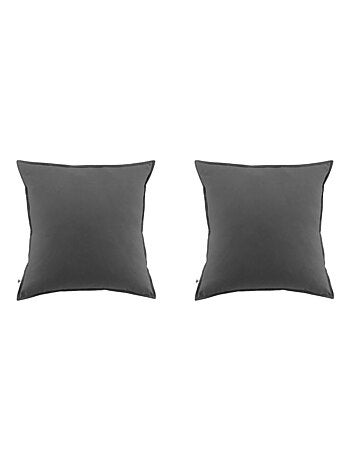 Taie d'oreiller flanelle (lot de 2)