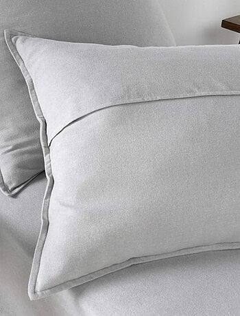 Taie d'oreiller flanelle (lot de 2)