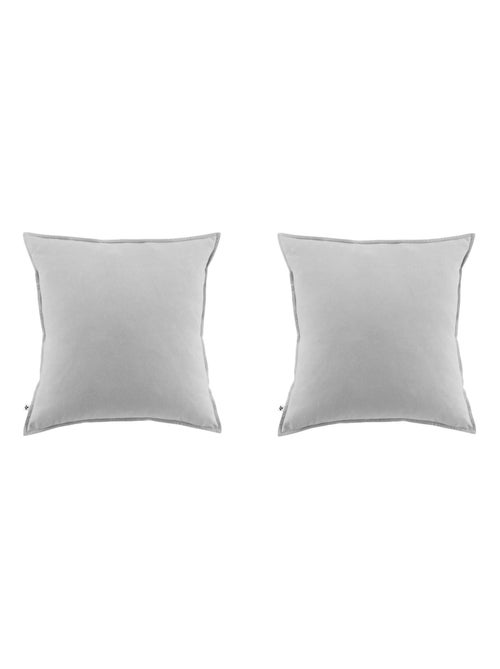 Taie d'oreiller flanelle (lot de 2) - Kiabi