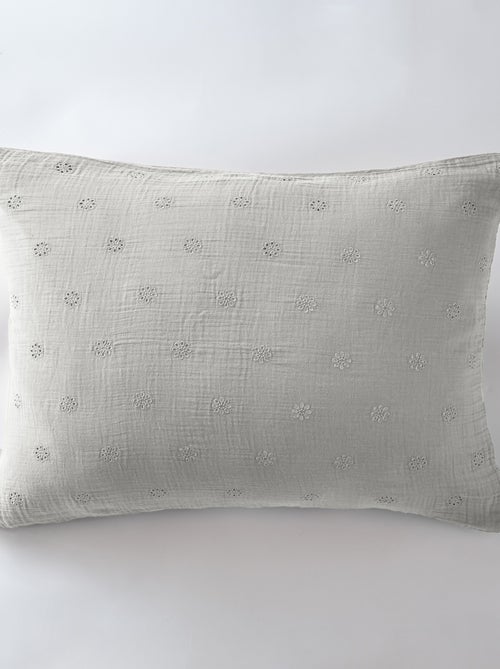 Taie d'oreiller Gaze Coton Gaia Bohos - Kiabi