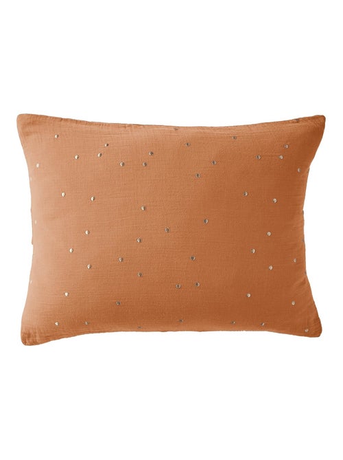Taie d'oreiller Gaze Coton Gaia Chics - Kiabi