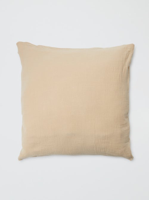 Taie d'oreiller gaze de coton 50 x 70 ou 63 x 63 cm - Kiabi Home - Kiabi