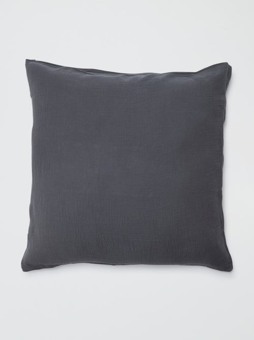 Taie d'oreiller gaze de coton 50 x 70 ou 63 x 63 cm - Kiabi Home - Kiabi