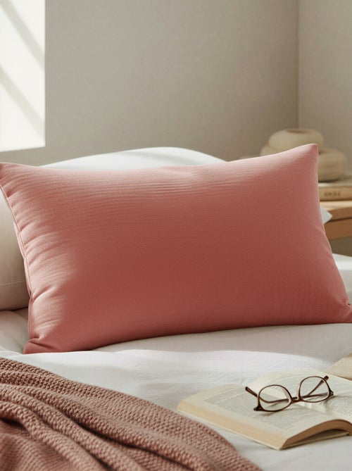 Taie d'oreiller gaze de coton 50 x 70 ou 63 x 63 cm - Kiabi Home - Kiabi