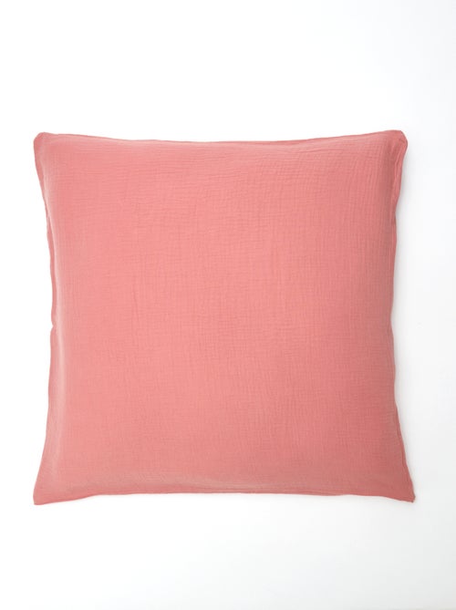 Taie d'oreiller gaze de coton 50 x 70 ou 63 x 63 cm - Kiabi Home - Kiabi