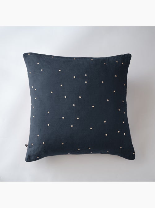 Taie d’Oreiller – Gaze de Coton Brodée Fil Or – Gaïa Chic - Kiabi