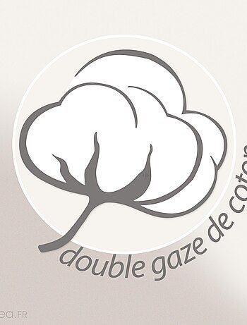 Taie d'oreiller gaze de coton CASSIS