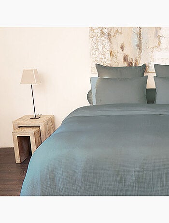 Taie d'oreiller gaze de coton CASSIS