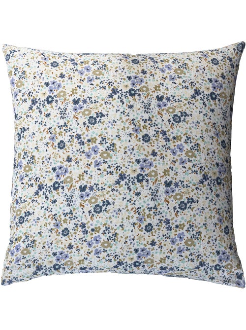 Taie d'oreiller gaze de coton floral - Kiabi