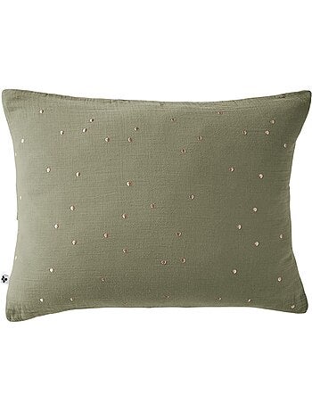 Taie d'oreiller gaze de coton gaia chic