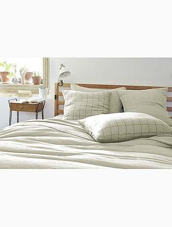 Taie d'oreiller Gaze de Coton Gaia Match