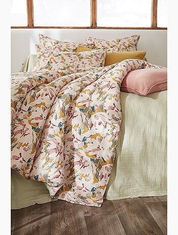 Taie d’oreiller – Gaze de coton imprimée CLARENCE