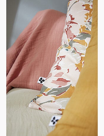 Taie d’oreiller – Gaze de coton imprimée CLARENCE