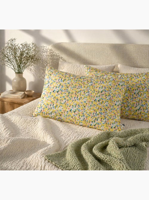 Taie d’Oreiller – Gaze de Coton Imprimée – MANON Multicolore - Kiabi