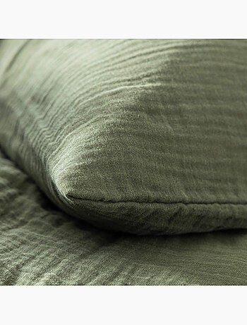 Taie d'oreiller gaze de coton