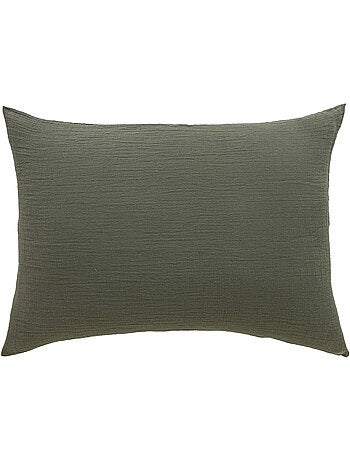 Taie d'oreiller gaze de coton