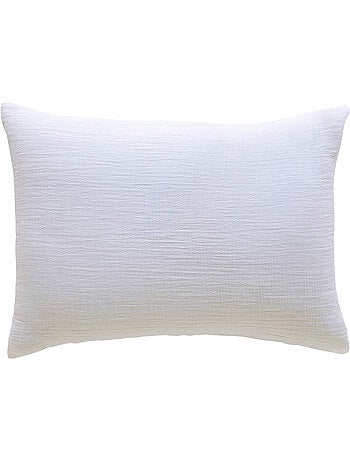 Taie d'oreiller gaze de coton