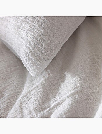 Taie d'oreiller gaze de coton