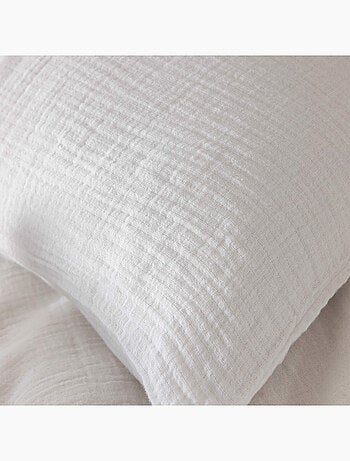 Taie d'oreiller gaze de coton