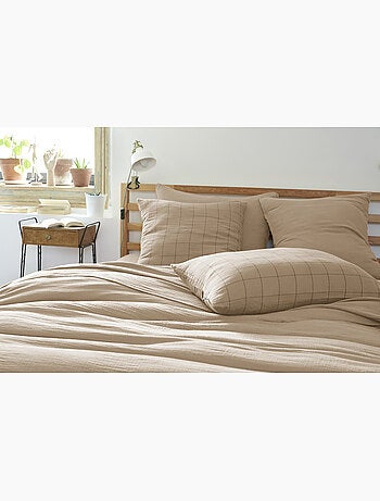 Taie d’Oreiller – Gaze de Coton Tissée – Gaïa Match