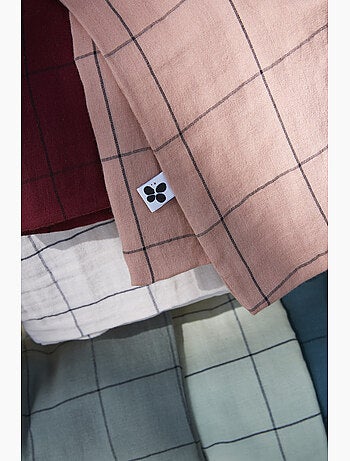 Taie d’Oreiller – Gaze de Coton Tissée – Gaïa Match