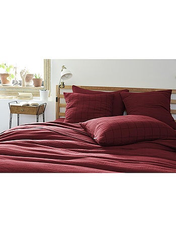 Taie d’Oreiller – Gaze de Coton Tissée – Gaïa Match