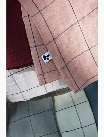 Taie d’Oreiller – Gaze de Coton Tissée – Gaïa Match