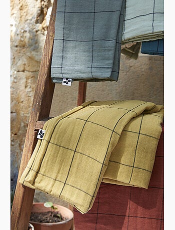 Taie d’Oreiller – Gaze de Coton Tissée – Gaïa Match