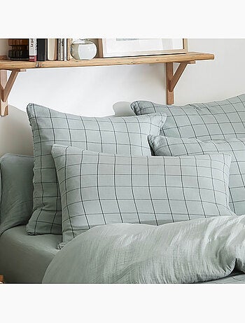 Taie d’Oreiller – Gaze de Coton Tissée – Gaïa Match