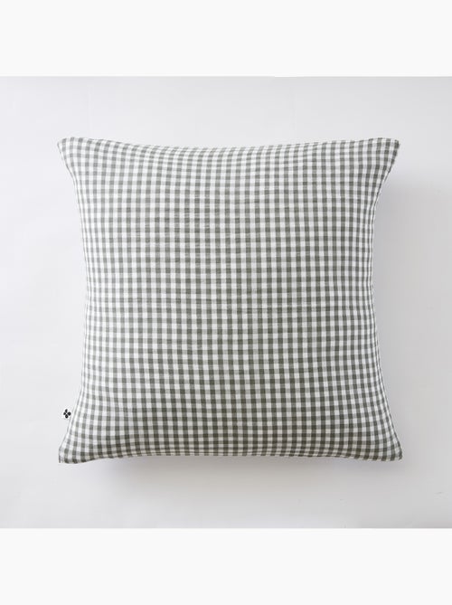 Taie d’oreiller – Gaze de coton tissée teinte VICKIE Pampa - Kiabi