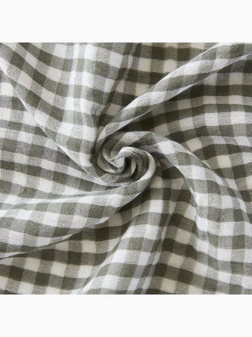 Taie d’oreiller – Gaze de coton tissée teinte VICKIE Pampa - Kiabi