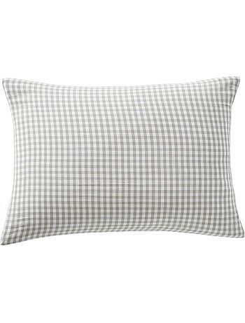 Taie d’oreiller – Gaze de coton tissée teinte VICKIE Pampa