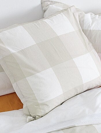 Taie d'oreiller Gingham "Happyfriday