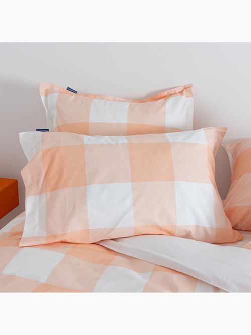 Taie d'oreiller Gingham "Happyfriday" - Kiabi Taie d'oreiller Gingham "Happyfriday" - Kiabi
