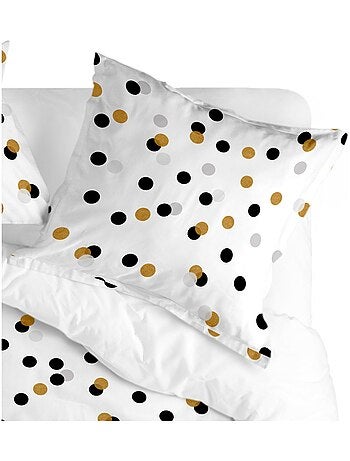 Taie d'oreiller Golden dots "Happyfriday
