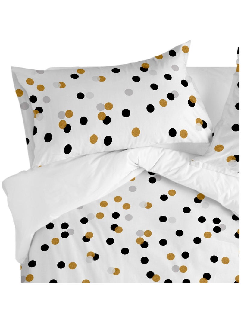 Taie d'oreiller Golden dots "Happyfriday" Multicolore - Kiabi