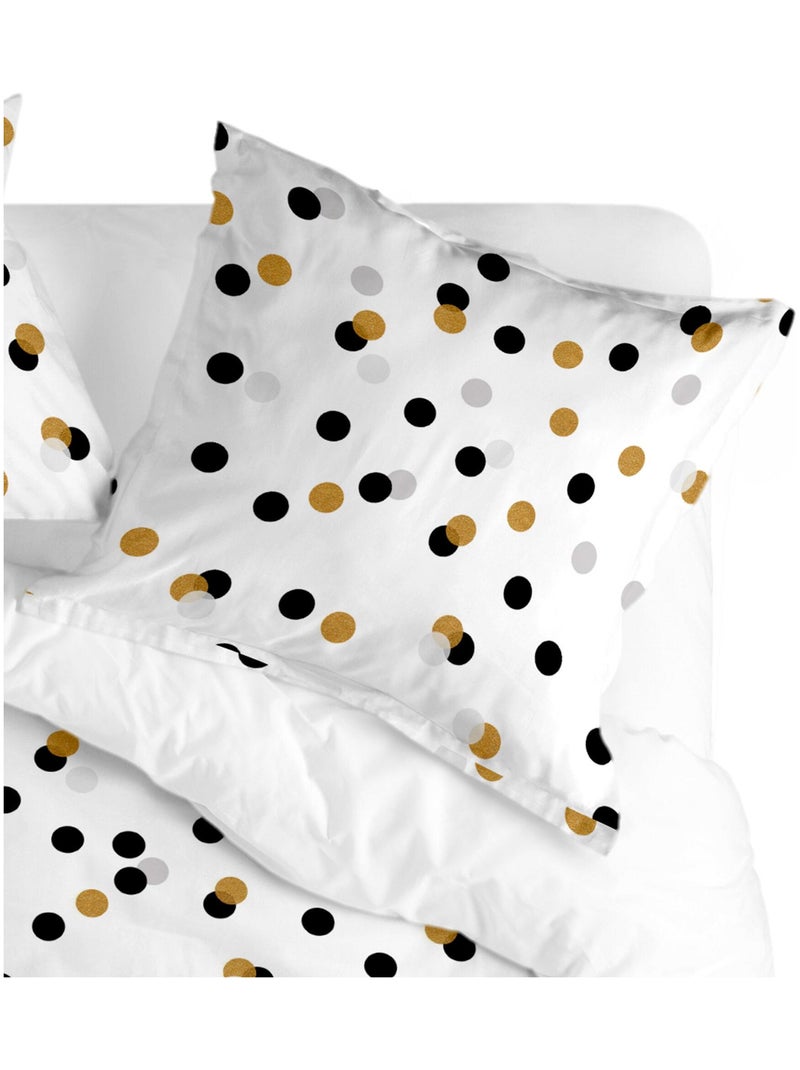 Taie d'oreiller Golden dots "Happyfriday" Multicolore - Kiabi